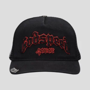 FOREVER TRUCKER HAT (VINTAGE BLACK/RED)