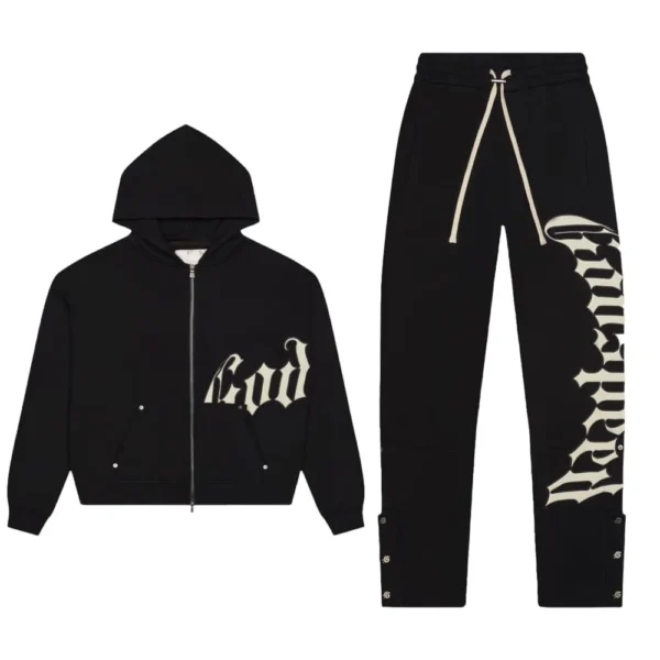 God Speed OG Logo Sweatsuit V2 (Black)